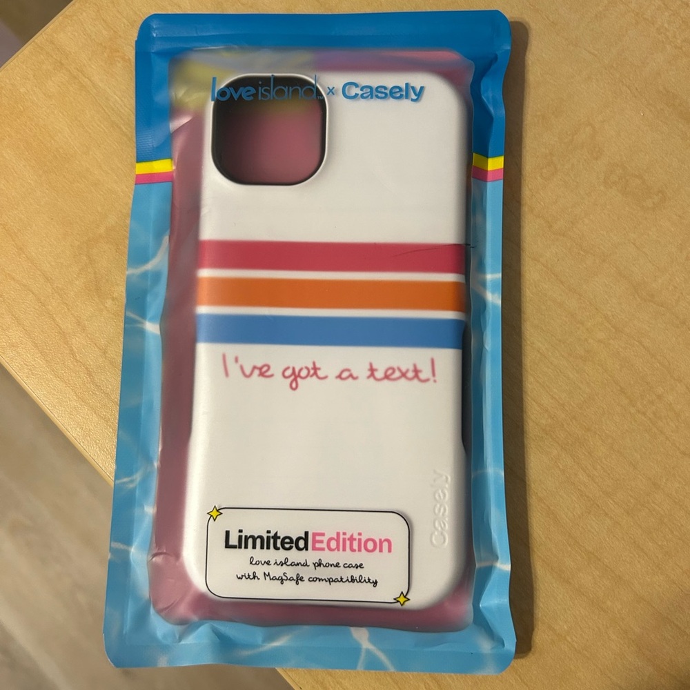 Love Island Phone Case - White and Multicolor